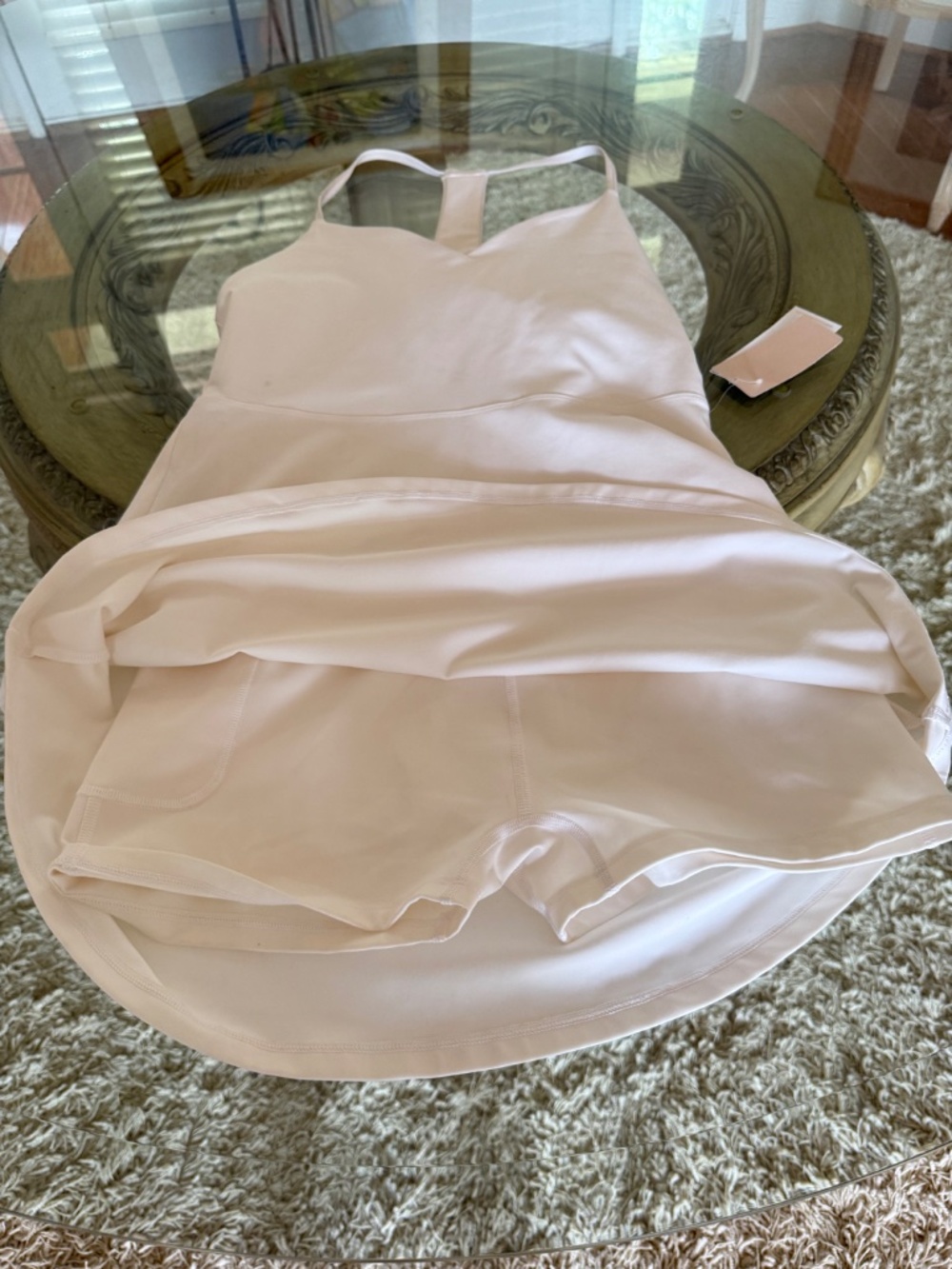 Spiritual Gangster Jet Active Mini Dress Ivory Size Medium NWT Yoga Athleisure - Picture 6 of 13
